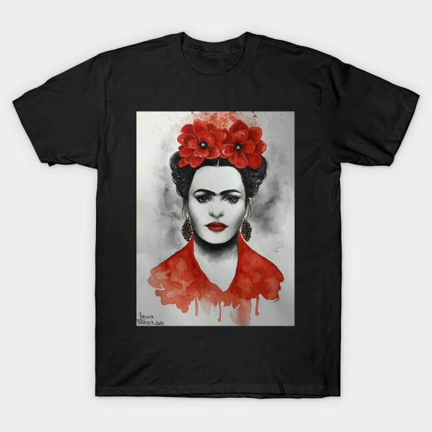 Frida T-Shirt by Raluca0280